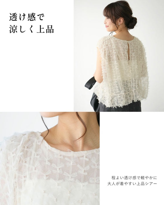 夏に活躍！大人のノースリシアートップス