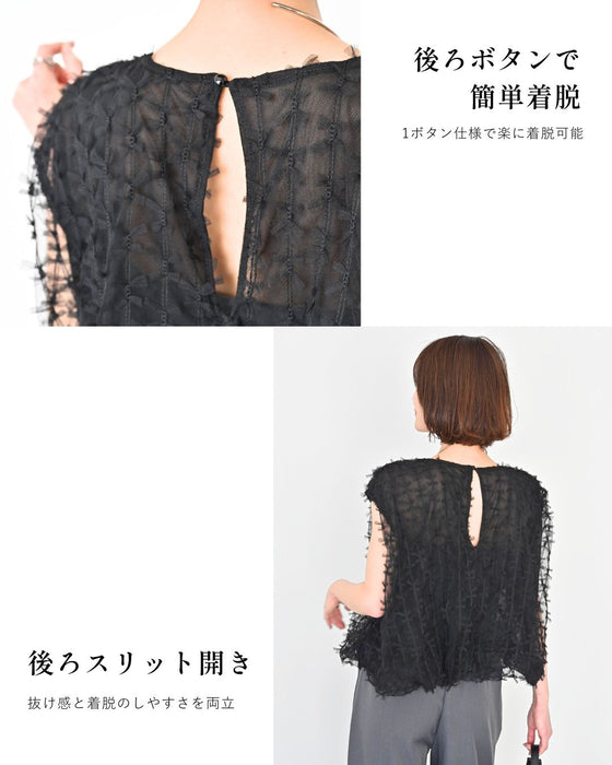 夏に活躍！大人のノースリシアートップス