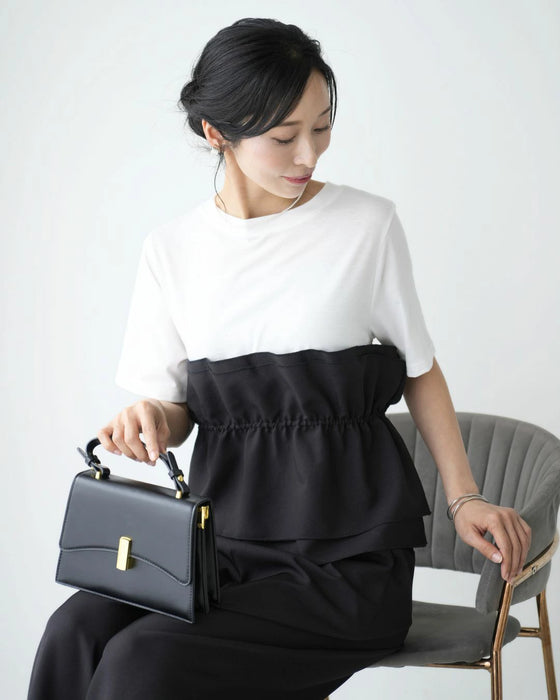 1枚で今っぽ コーデが 即完成 ビスチェ風トップス