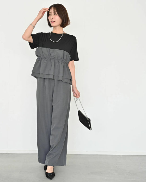 1枚で今っぽ コーデが 即完成 ビスチェ風トップス