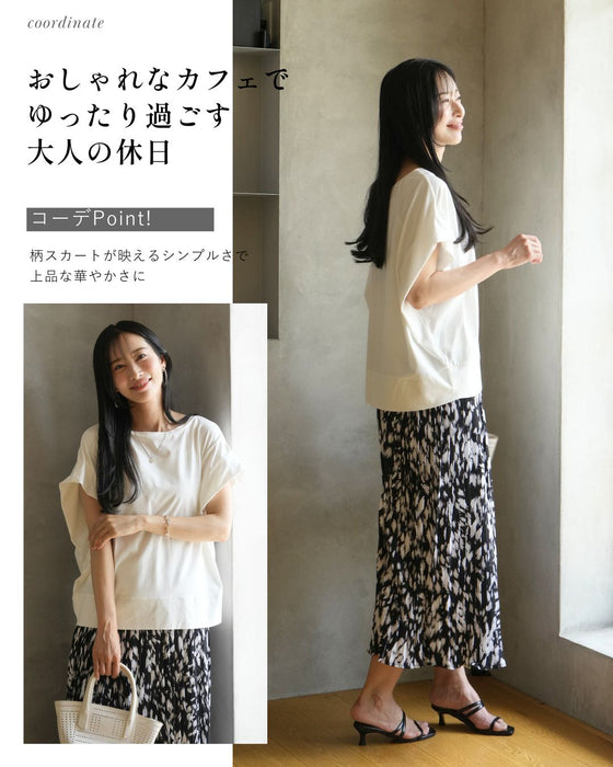 着た瞬間からひんやり 涼しい 細見えトップス