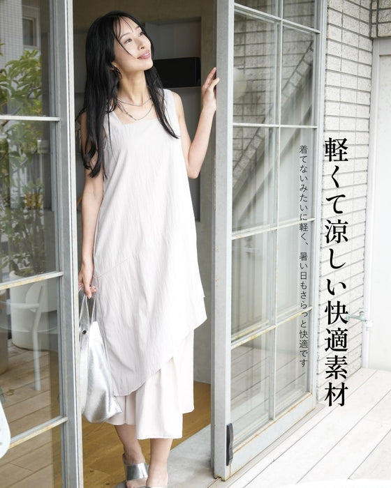 一癖が素敵！涼しげスクエア夏ワンピ