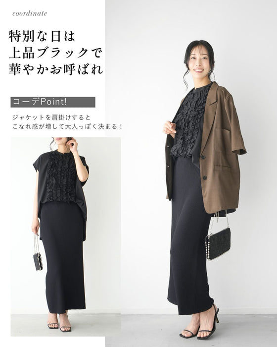 きれいめ派のちょうどいい甘さ映えブラウス