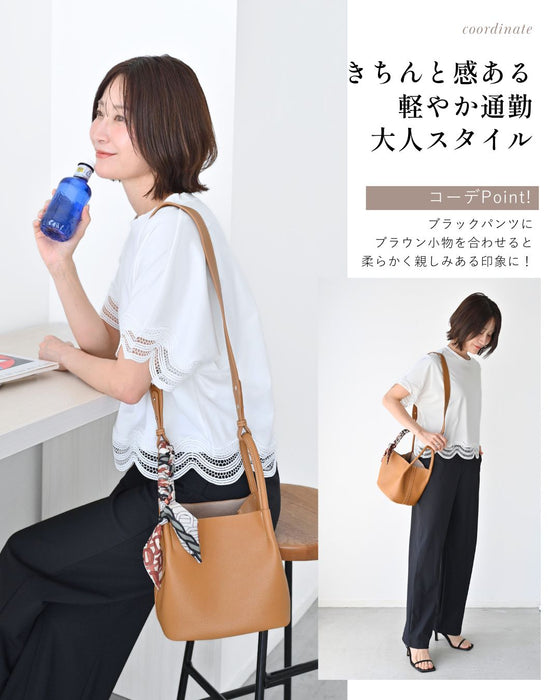 コンパクト×大容量 愛されキューブ鞄 おまけスカーフ付き