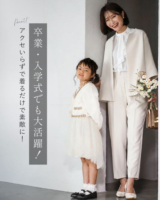 アクセ要らず！上品で華やかボウタイブラウス
