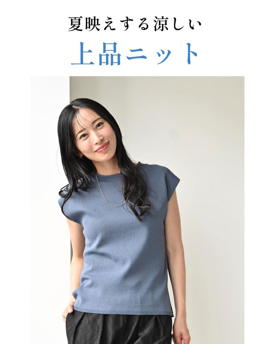 夏のコーデにちょうどいい リネン風大人トップス