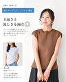 夏のコーデにちょうどいい リネン風大人トップス