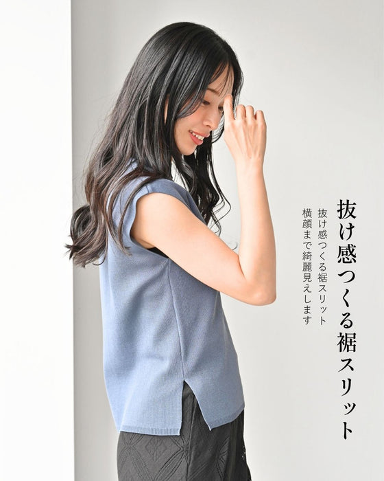 夏のコーデにちょうどいい リネン風大人トップス
