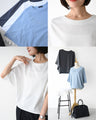 体型カバーをもっとおしゃれに。大人のお仕事Tシャツ