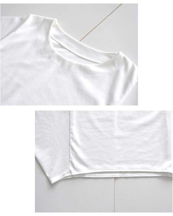 体型カバーをもっとおしゃれに。大人のお仕事Tシャツ