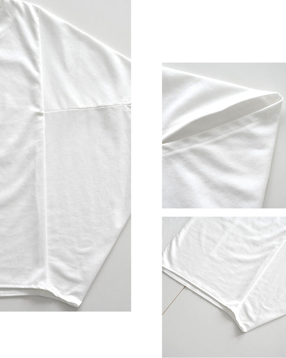 体型カバーをもっとおしゃれに。大人のお仕事Tシャツ