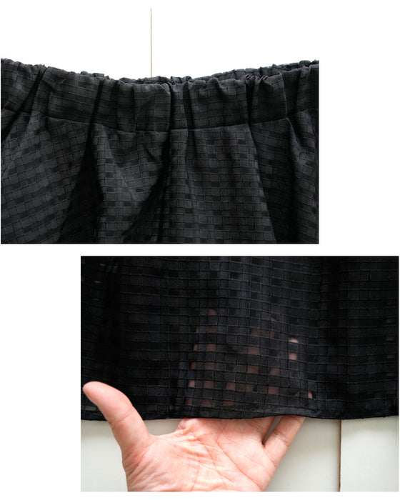 秋冬でも重たくならないコクーンスカート