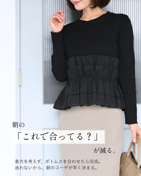 INする？を考えないフリルニット