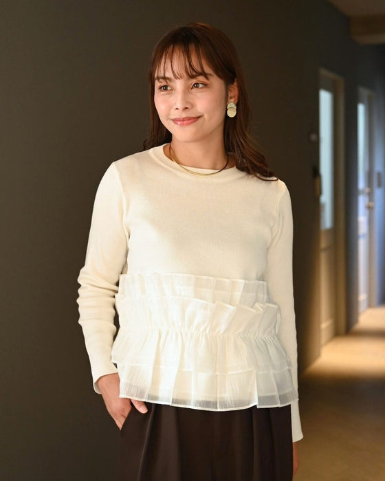 INする？を考えないフリルニット