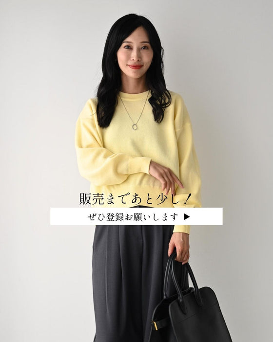 こんなの欲しかった！秋色 ニット見え スエット着心地