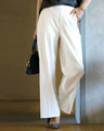 A casual yet gorgeous autumn look! A lustrous blouse set outfit