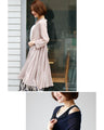 Stay cool and neat! Pleated cardigan set
