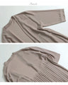 Stay cool and neat! Pleated cardigan set