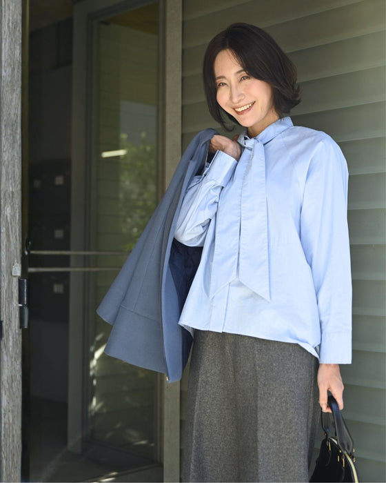 上品ブルーが導くフレッシュな仕事モード　2点セット s06256zp s06274nc