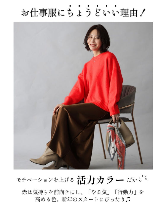 お仕事気分をぐっと上げる華やぎレッド　2点セット s06242zp s06207ps