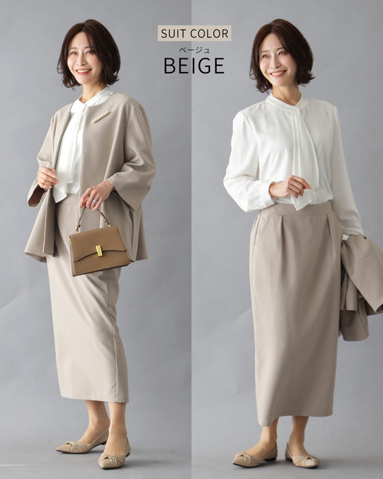 【期間限定2000円OFF！1/9(金）20:00～1/16（金）01:59 】卒業・入学に！3点セット 今どきスーツ×ボウタイブラウス