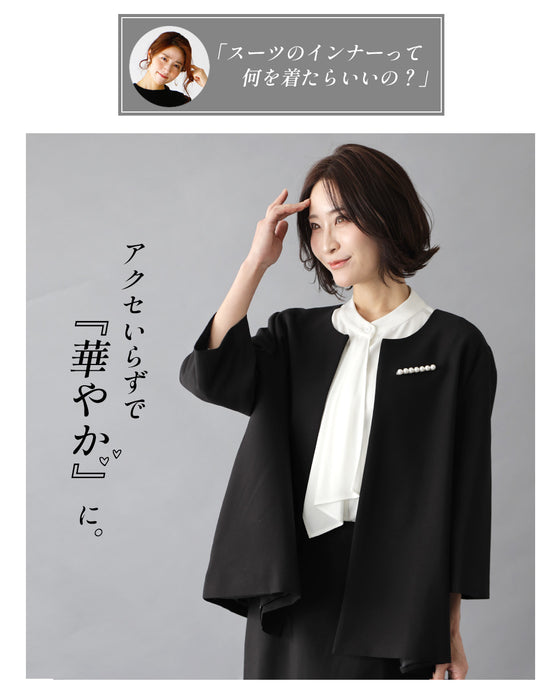 【期間限定2000円OFF！1/9(金）20:00～1/16（金）01:59 】卒業・入学に！3点セット 今どきスーツ×ボウタイブラウス