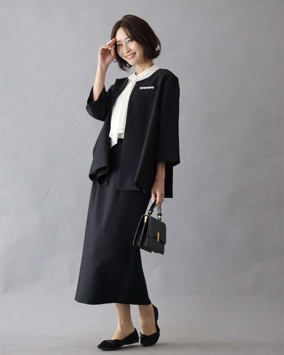 【期間限定2000円OFF！1/9(金）20:00～1/16（金）01:59 】卒業・入学に！3点セット 今どきスーツ×ボウタイブラウス