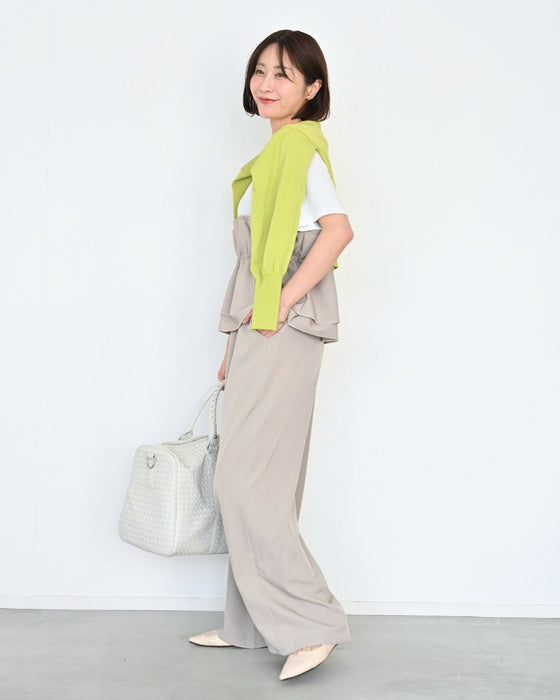 楽キレイ！ そのまま お出かけ ビスチェ風セットアップ