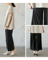 Soft texture. Wide pants. 