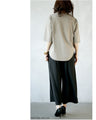 Soft texture. Wide pants. 