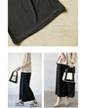 Soft texture. Wide pants. 
