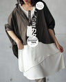 OTONA original. A friend to adults. Layered tank 