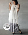 OTONA original. A friend to adults. Layered tank 