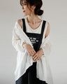 OTONA original. A friend to adults. Layered tank 