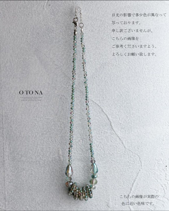 Ring necklace that changes with light