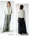 Versatile and versatile! Cuffed sleeve top