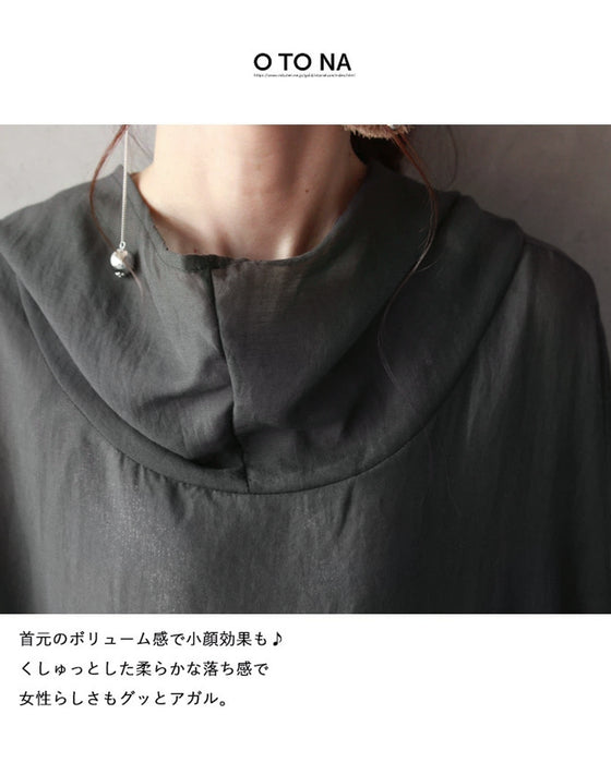 Dolman sleeve hoodie: A see-through hoodie for adults that leaves a lasting impression in khaki grey