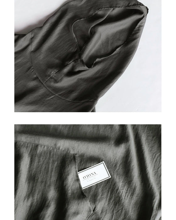 Dolman sleeve hoodie: A see-through hoodie for adults that leaves a lasting impression in khaki grey