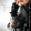 OTONAオリジナル。 しっとり袖レースで、大人の色香をもっと。『ブラック』