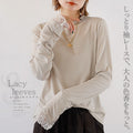 An OTONA original. The soft lace sleeves add a touch of adult sensuality.
