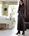 Easy to care for! Leather look pleated skirt
