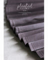 Easy to care for! Leather look pleated skirt