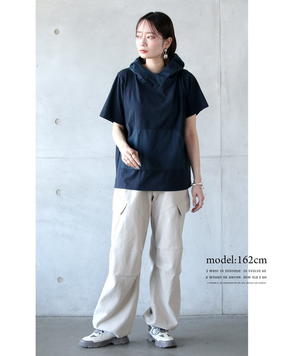 雰囲気上手な私をつくるスタンドネックTシャツ