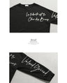 The cafe-style logo is stylish. Logo T-shirt. 