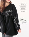 The cafe-style logo is stylish. Logo T-shirt. 