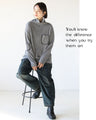 Ribbed knit with cute pocket accents
