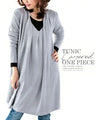 A layered-style dress tunic with flowing drapes.