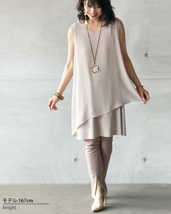 OTONA original. A friend to adults. Layered tank