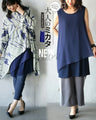 OTONA original. Tops for adults. Layered tank 