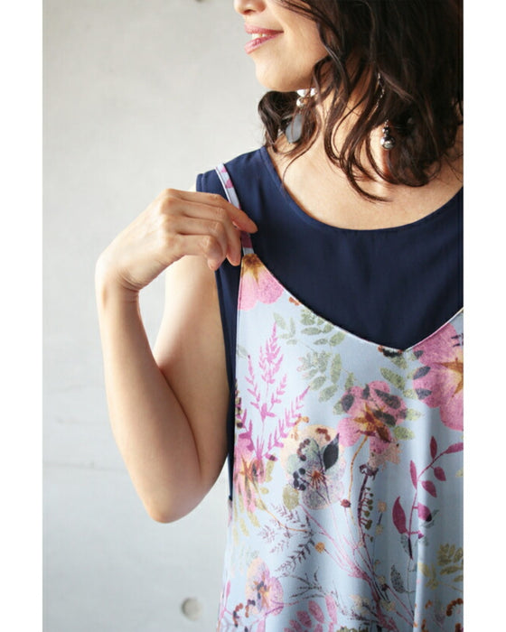 OTONA original. Tops for adults. Layered tank